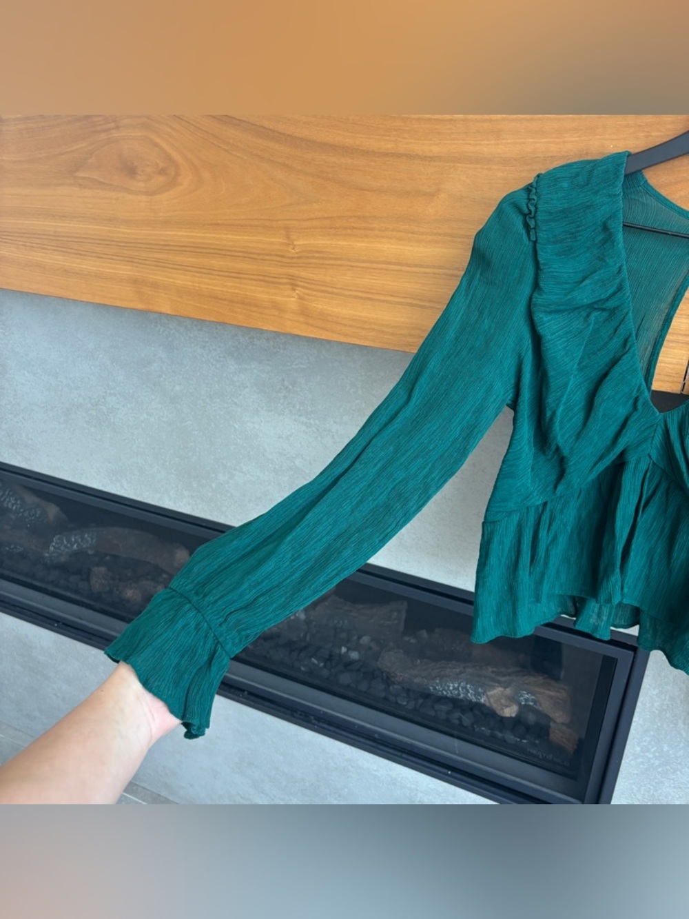 Free People Women's Daia Puff Sleeve Top, Size S - Picture 7 of 13